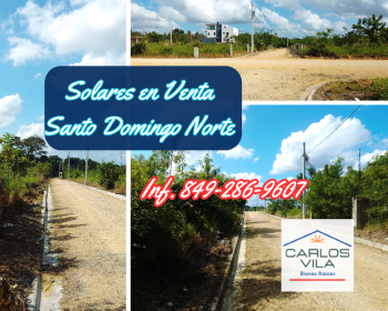 Solares en venta en villa mella santo domingo norte