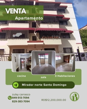 Apartamento en venta – mirador norte