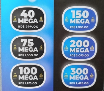 Internet por fibra optica solo santo domingo este