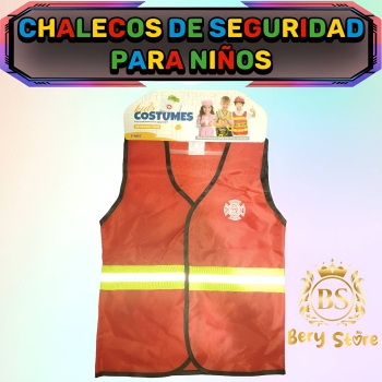 Chalecos de seguridad para niÑos  chalecos reflectivos para niÑos  cha
