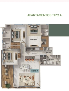 Apartamento en venta en mirador norte santo domingo
