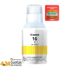 Tinta canon 16 amarilla