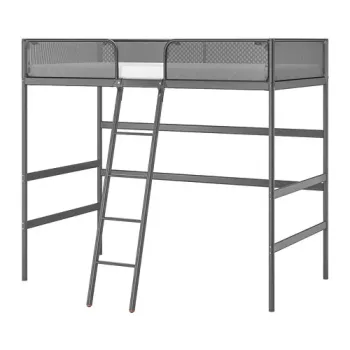 Cama alta en metal