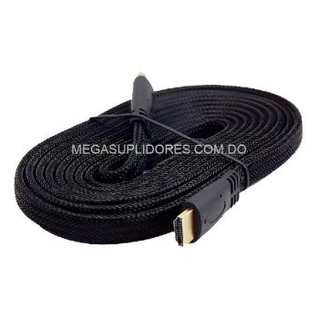  cable hdmi plano 5 metros  16 pies reforzado  3d  4k  ethernet  