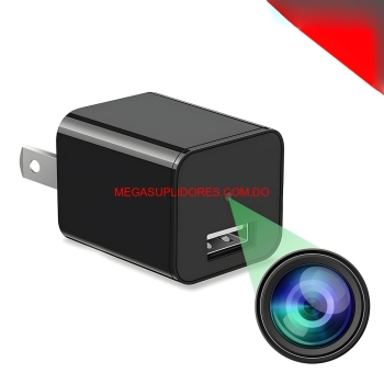  cargador usb cámara espía grabación hd con micrófono movimiento