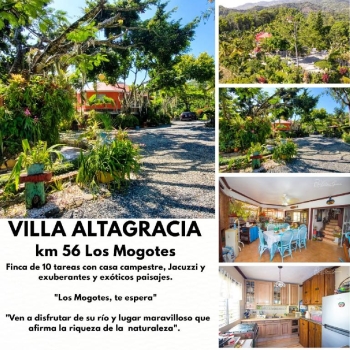 Finca de 10 tareas con casa campestre jacuzzi con exuberantes y exótic