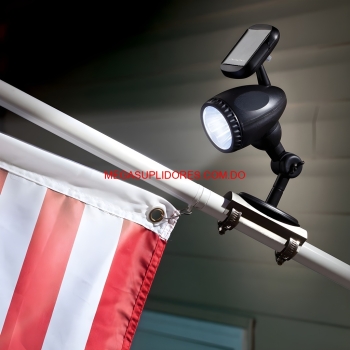 luz solar para mástil de bandera lampara de bandera