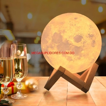  lámpara 3d luna led – luz nocturna multicolor para niños