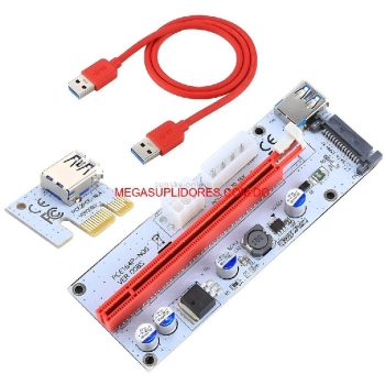  riser pci-e 1x a 16x usb 3.0 – extensor tarjetas gráficas y minería