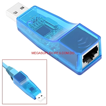  adaptador usb a lan rj45 10/100mbps – tarjeta de red pc y laptop