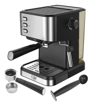 Cafetera eléctrica con espumador