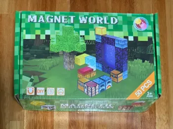 Bloques juguetes magnéticos minecraft 50 piezas