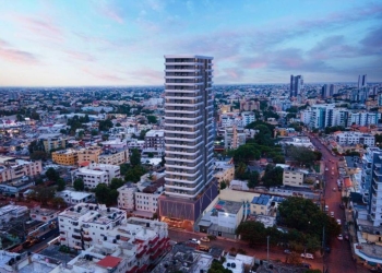 Torre residencial de veinticinco niveles con amenidades de clase mundi