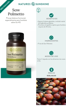 Saw palmetto / salud prostática