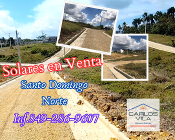 Solares en venta en villa mella santo domingo norte