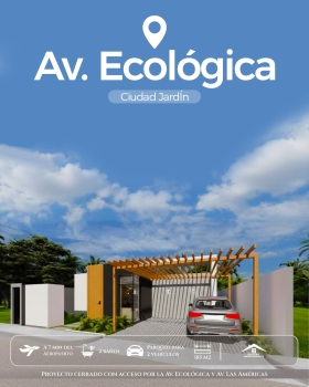 Venta de casa ubicada en la av. ecolÓgica ciudad jardn