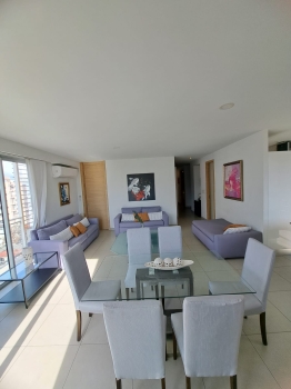 Apartamento amueblado en alquiler en evaristo morales