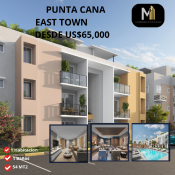 Vendo apartamentos en el residencial east town punta cana