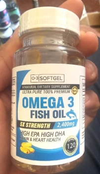 Omega-3 de alta potencia 2400mg contiene 120 capsulas