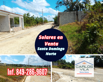 Solares en venta en villa mella santo domingo norte