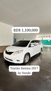 Toyota sienna 2017 en venta