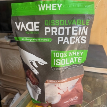 Proteína wade 100 aislado de suero whey isolate 30serv 1.7 lb sabor ch