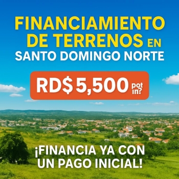Terrenos con financiamiento y servicios permanentes
