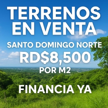 Solares en venta santo domingo norte