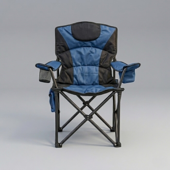 Silla plegable con hielera y portavasos – perfecta para días al aire l