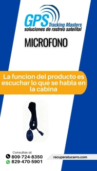 Microfono para vehiculos