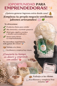 Emprende con jabones artesanales