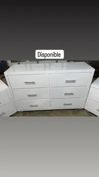 Gavetero blanco nuevo moderno