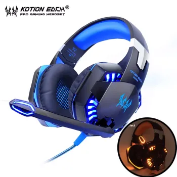 Audífonos gamer g2000 pro con sonido envolvente y micrófono hd