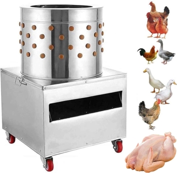 Desplumadora de pollos 20” 2hp acero inoxidable – entrega inmediata rd