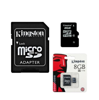 Memoria microsd kingston 8gb resistente y confiable