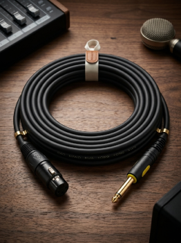 Cable para micrófono xlr 5 metros balanceado profesional