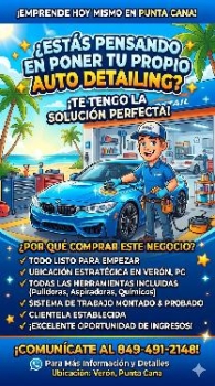 Vendemos autodetailing altamente equipado y preparado aqui en punta ca