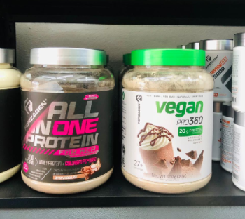 Proteína vengan pro 360 y all in one proteína 3200 cada una suplemento