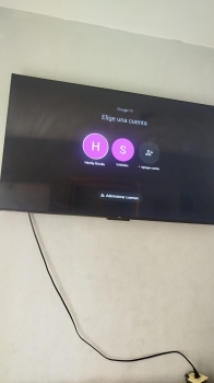 Smart tv inteligente control por voz google play store y más apps cont