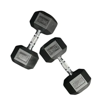 Mancuernas hexagonales de 20 kg c/u