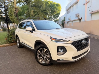 Hyundai sante fe 2020  techo panoramico  interior en piel  push boton