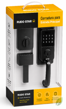 Cerradura digital rudo star para entrada principal