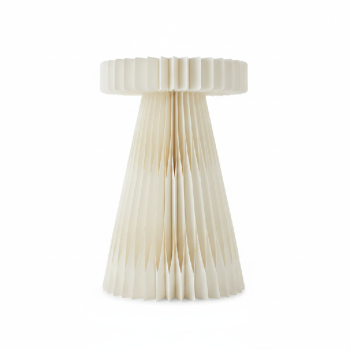 Lámpara de mesa de papel plisado 3 30 30c 30cm