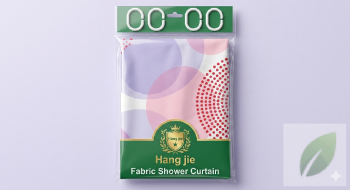 Cortina para baño con estampados impermeable decorativa