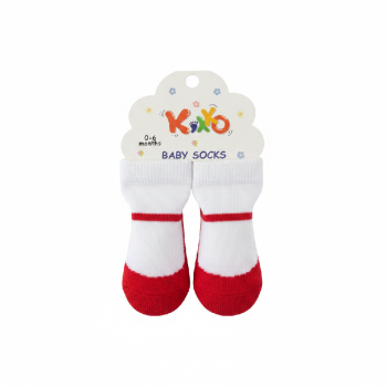 Calcetines para bebé rojo 0-6 months