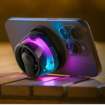 Bocina magnética para celulares g200 – sonido portátil con luces rgb