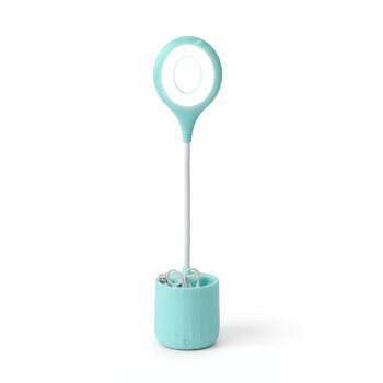 Lampara de escritorio led recargable az azu azul 1 15 15 c 15 cm