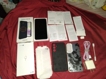 Samsung galaxy a35 5g 256gb / navy - impecable!  kit de accesorios