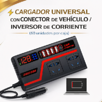 Cargador universal inverter para vehículo hy-0403