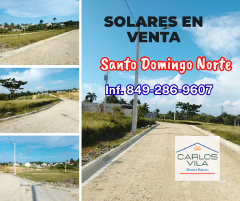 Solares en venta en villa mella santo domingo norte